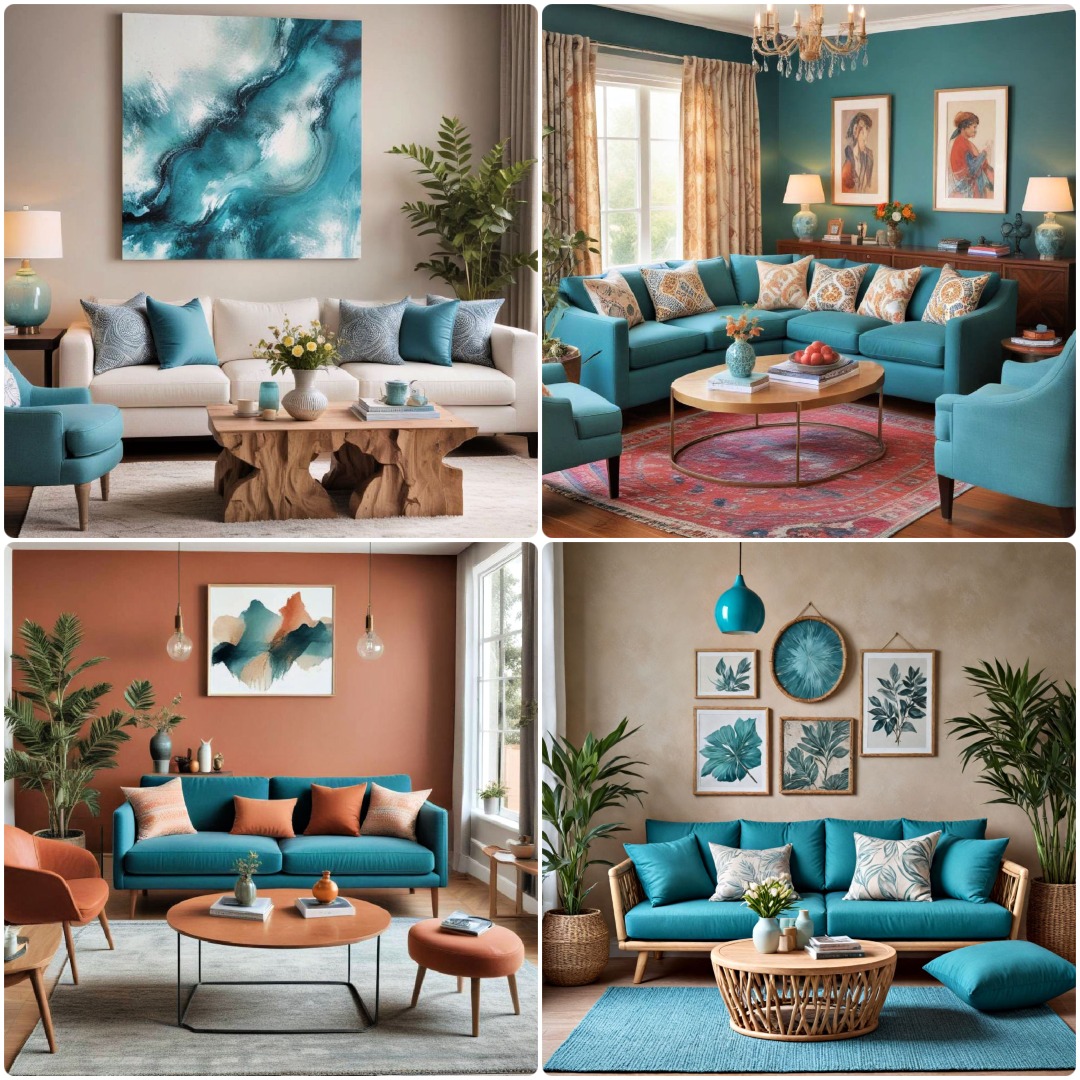 25 Teal Living Room Ideas with Cozy Vibes
