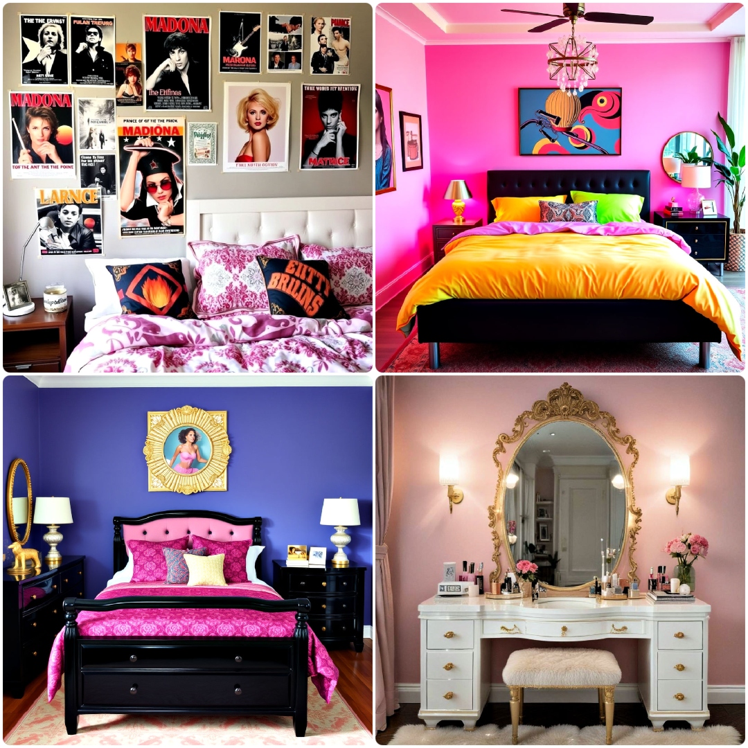 25 Iconic 80s Bedroom Ideas for a Vintage Look