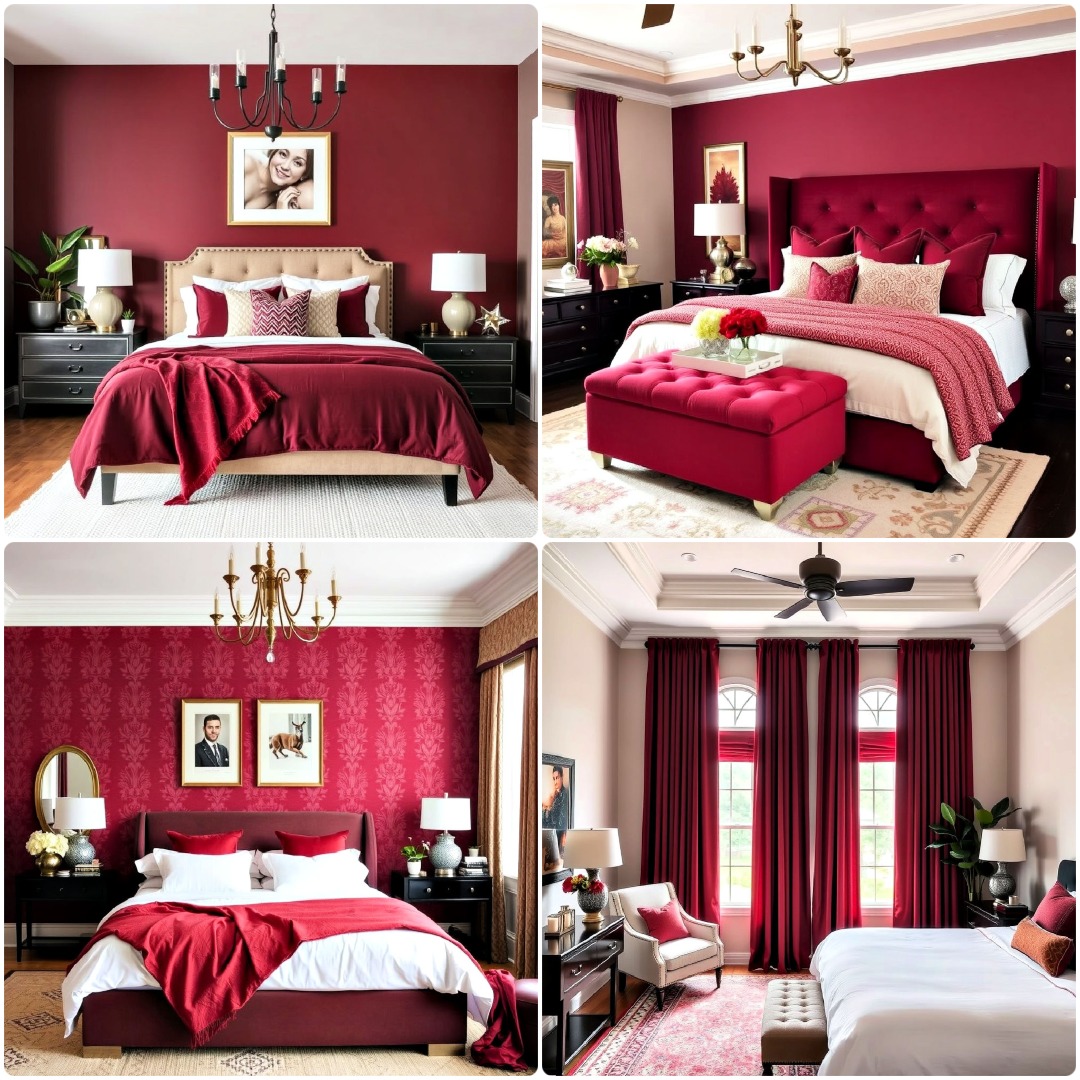 15 Burgundy Bedroom Ideas for A Luxe Makeover