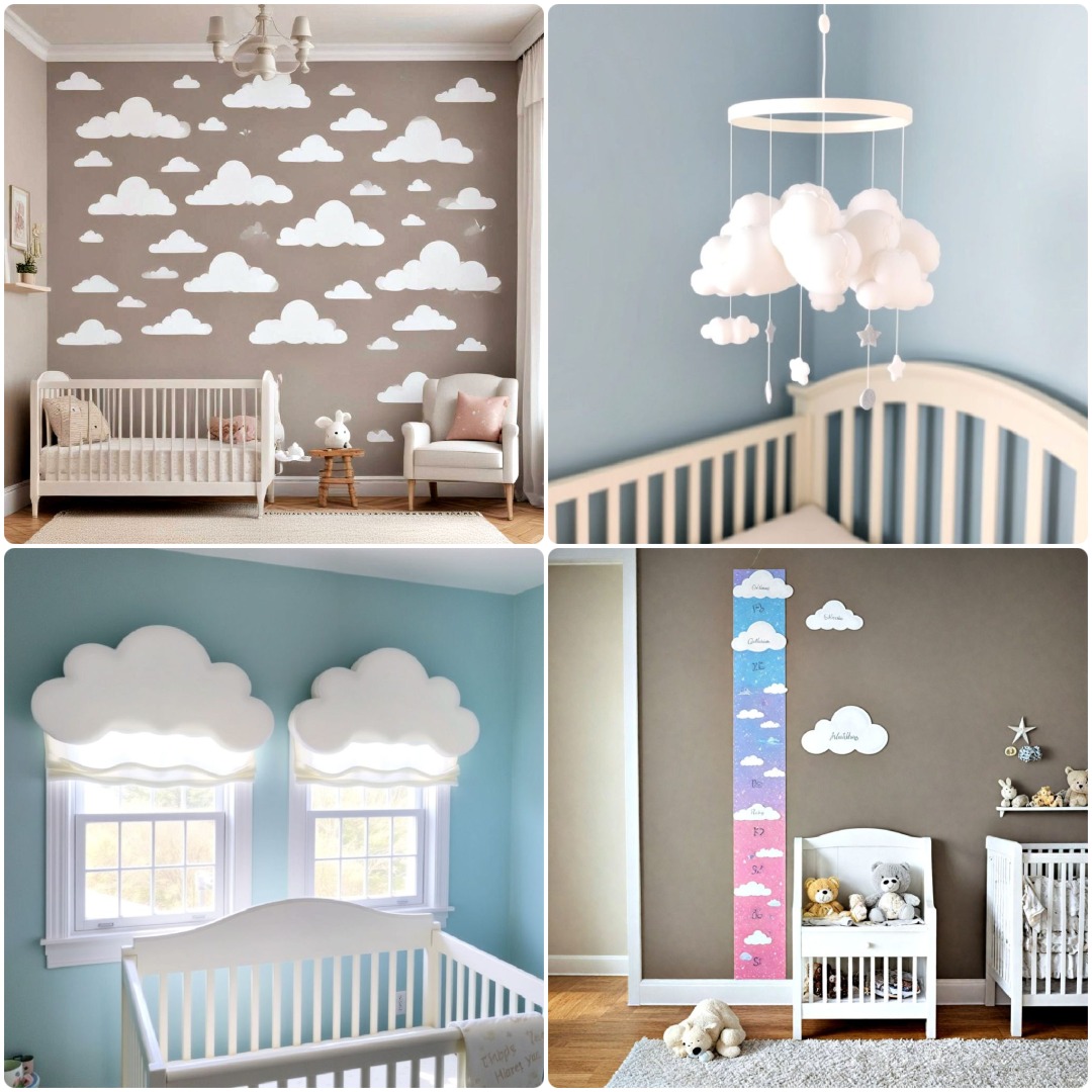 15 Cloud Themed Nursery Ideas for A Dreamy Baby Room