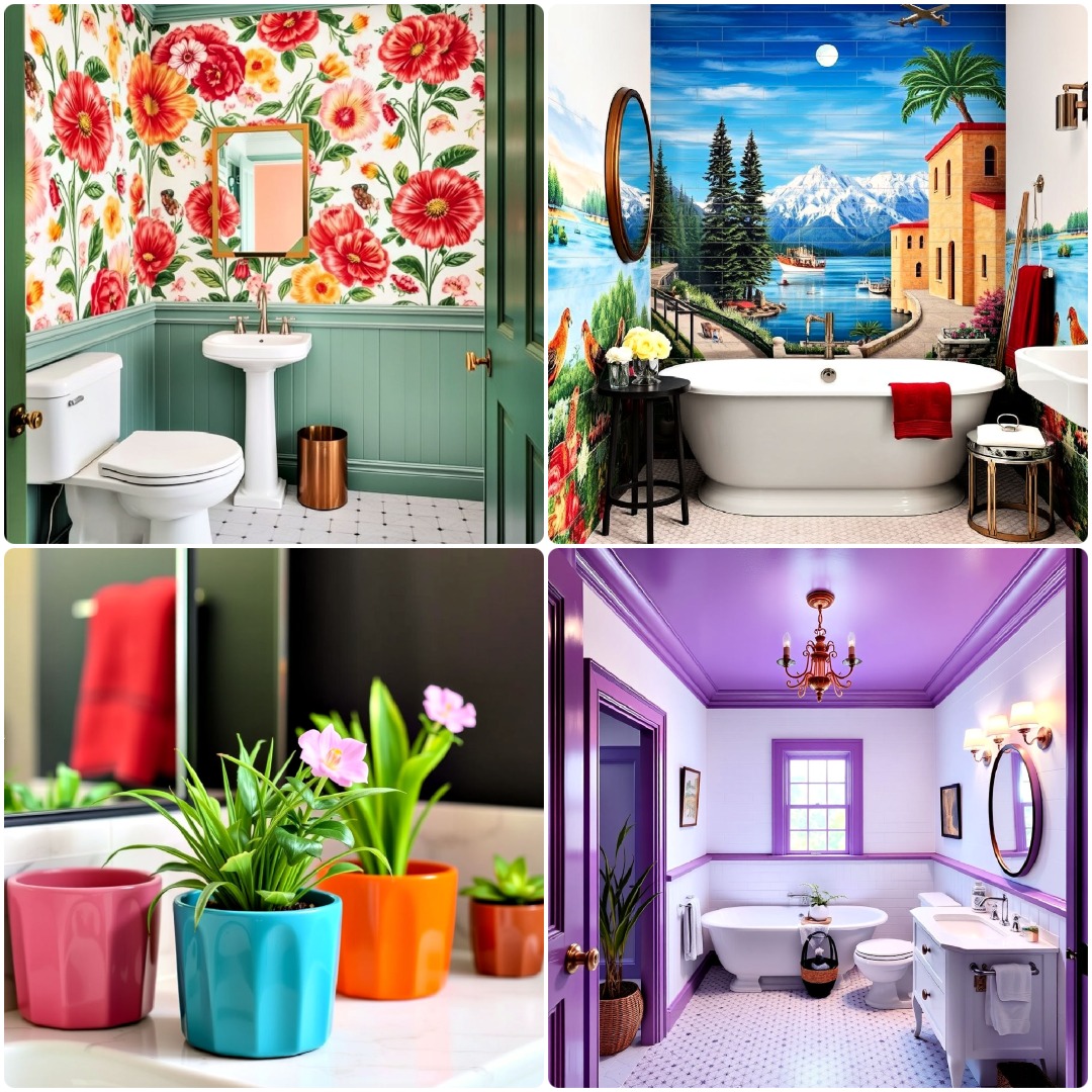 25 Colorful Bathroom Ideas To Brighten Your Space
