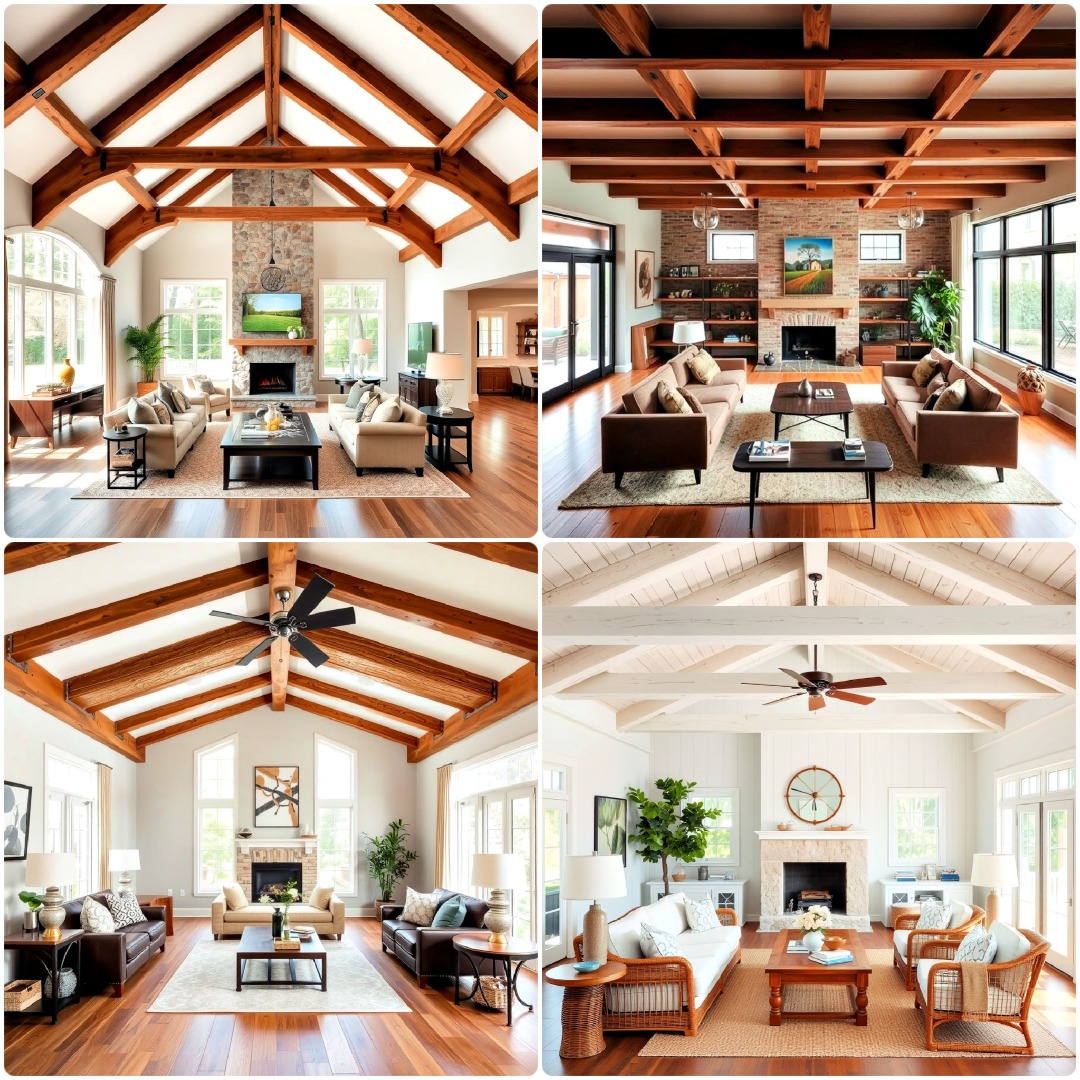 25 Exposed Beam Living Room Ideas for A Natural Look