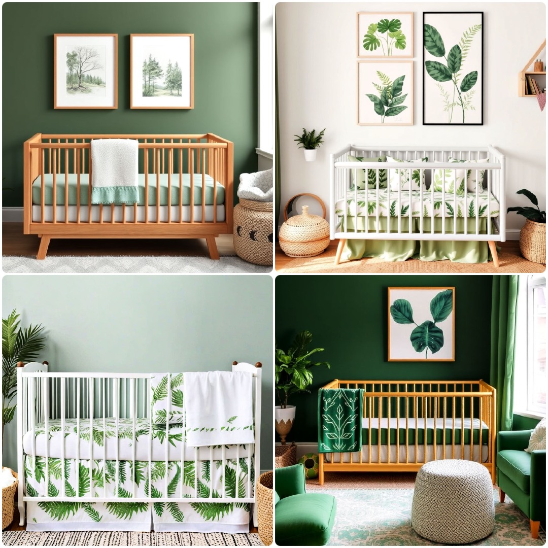 20 Green Nursery Ideas for A Fresh and Calming Space