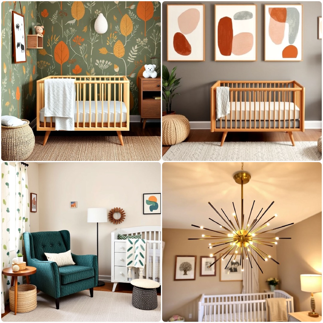 15 Mid-century Modern Nursery Ideas You Can Copy