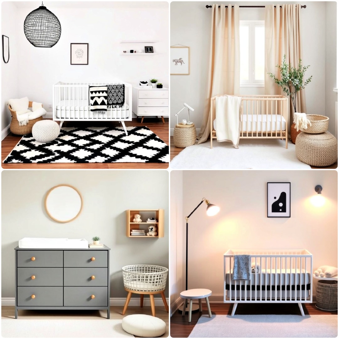 20 Minimalist Nursery Ideas for A Sleek and Serene Space - Small Minimalist Nursery Ideas