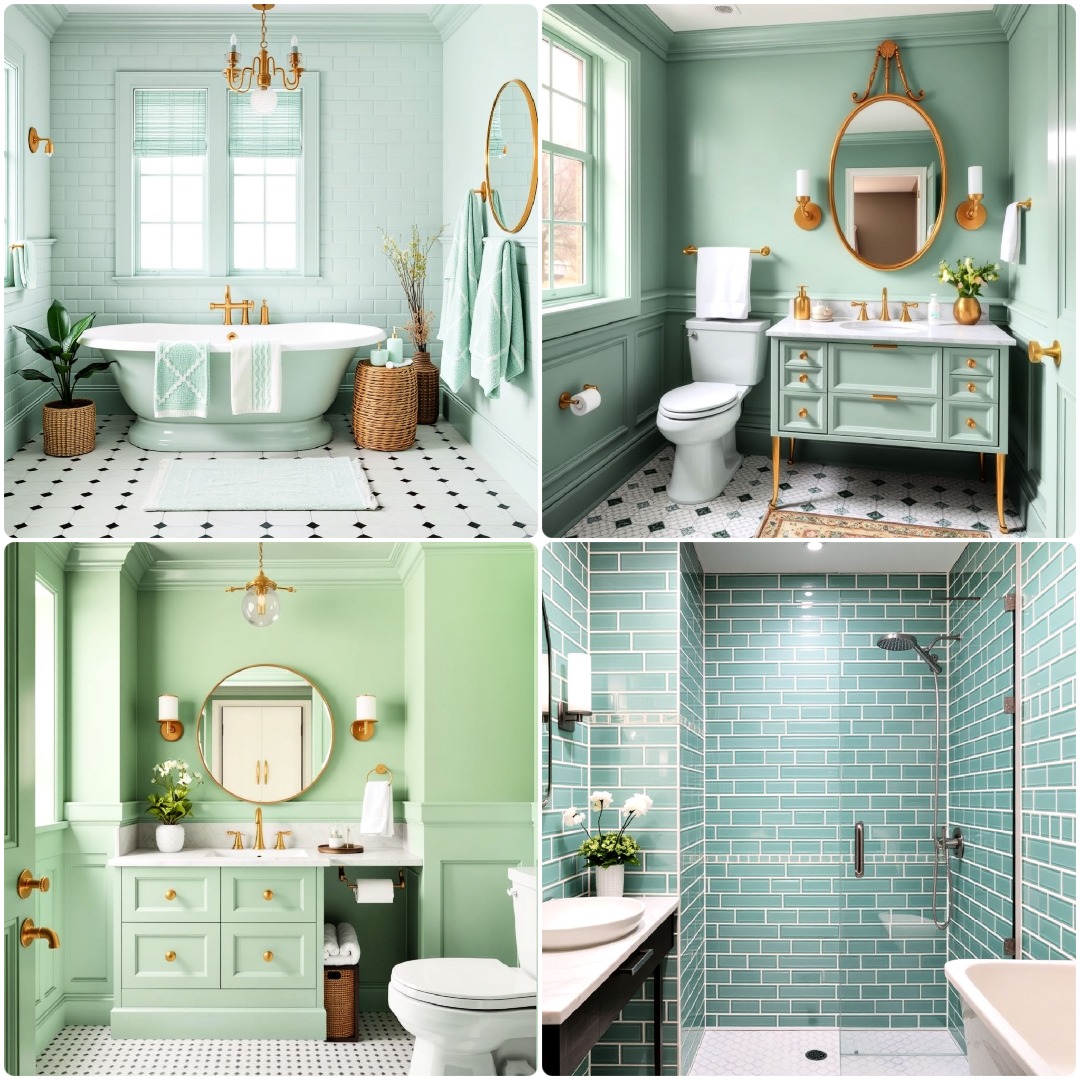 15 Mint Green Bathroom Ideas for A Refreshing Look