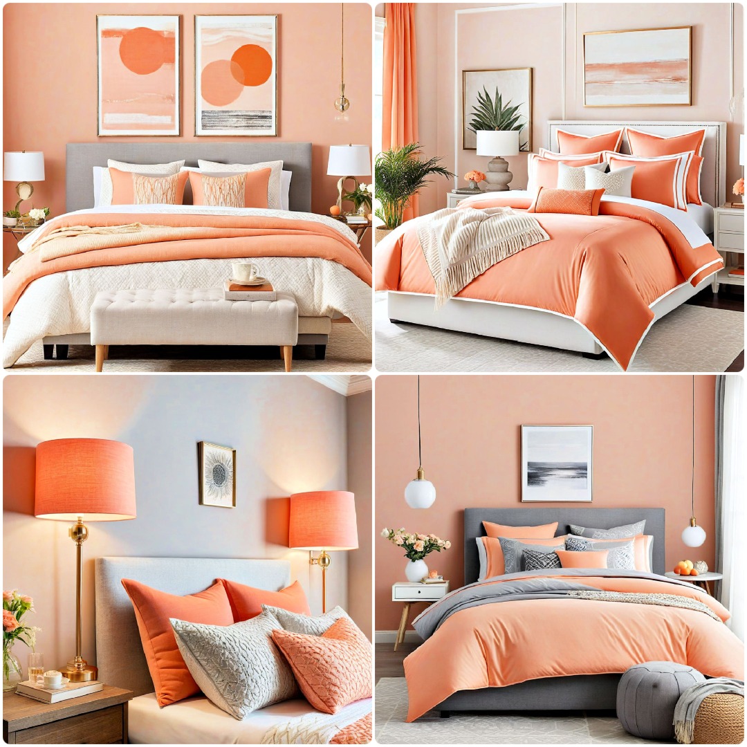 20 Peach Bedroom Ideas for A Warm and Elegant Retreat