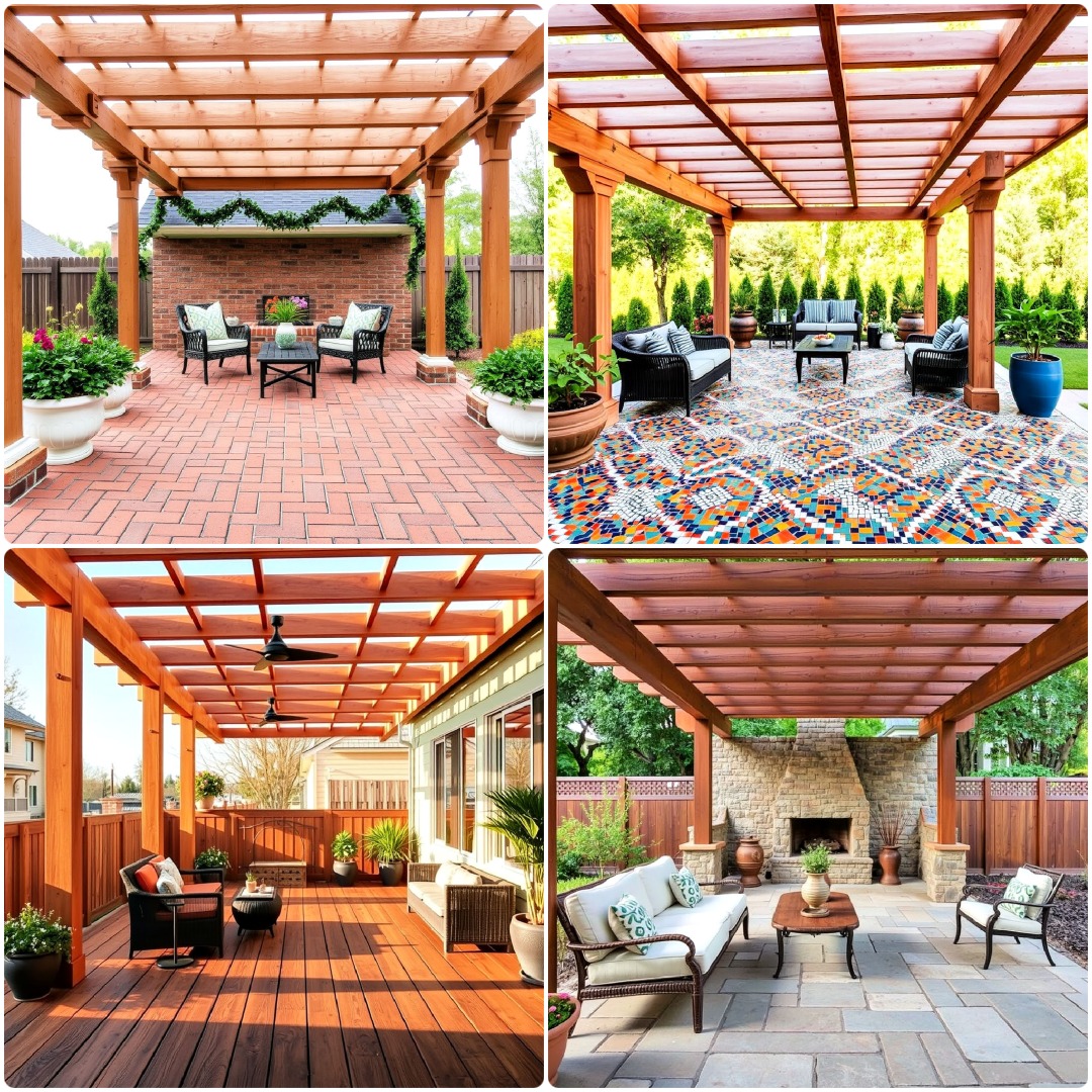 15 Pergola Flooring Ideas To Elevate Your Garden Design