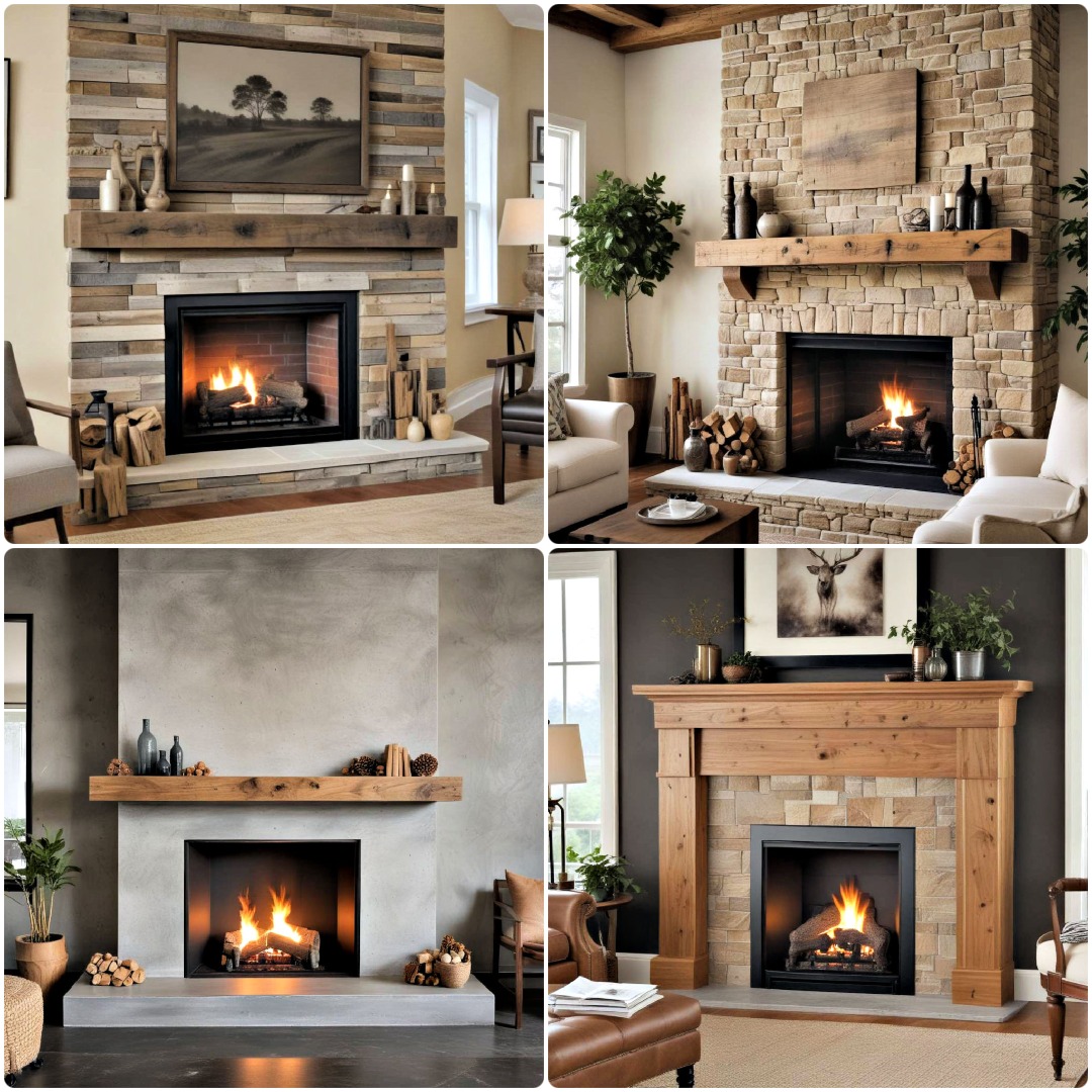 20 Rustic Fireplace Ideas To Warm Up Your Home