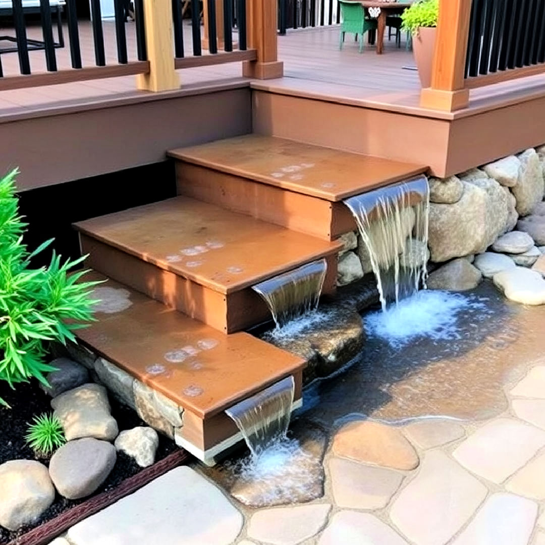Decking Steps Inset 25 Deck Steps Ideas for A Beautiful Entrance