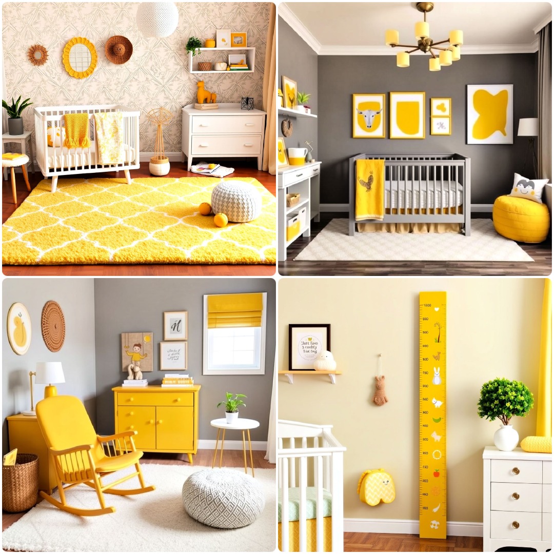 20 Yellow Nursery Ideas for A Cheerful Space