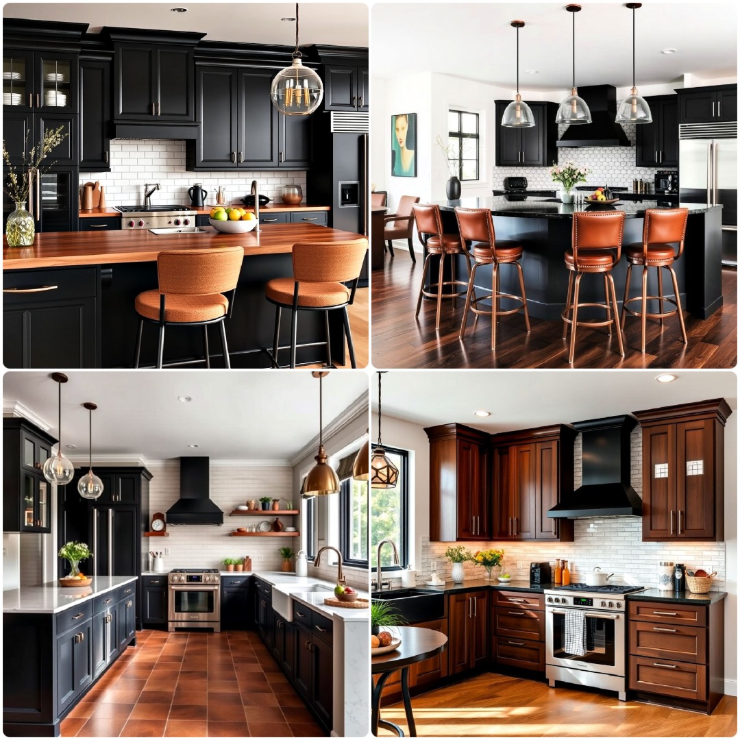 20 Black and Brown Kitchen Ideas for Every Home Style