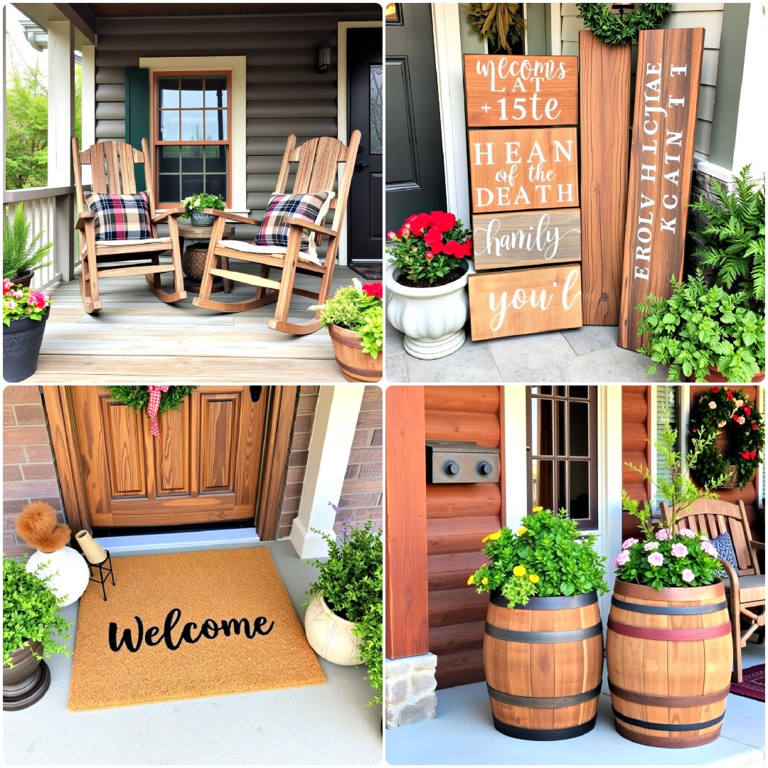 25 Rustic Front Porch Ideas for A Country-Style Look