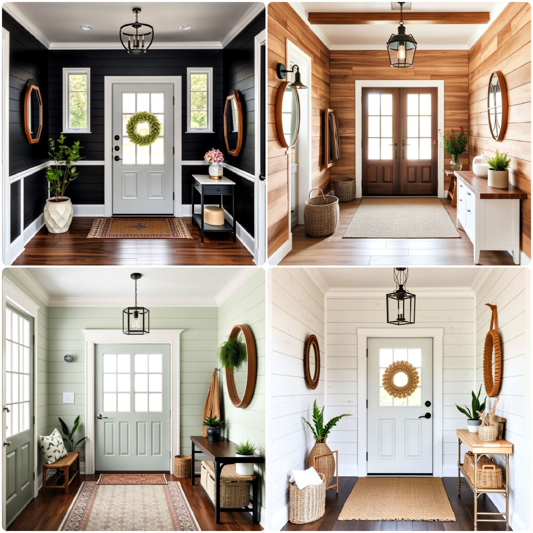 20 Shiplap Entryway Ideas for A Fresh Look