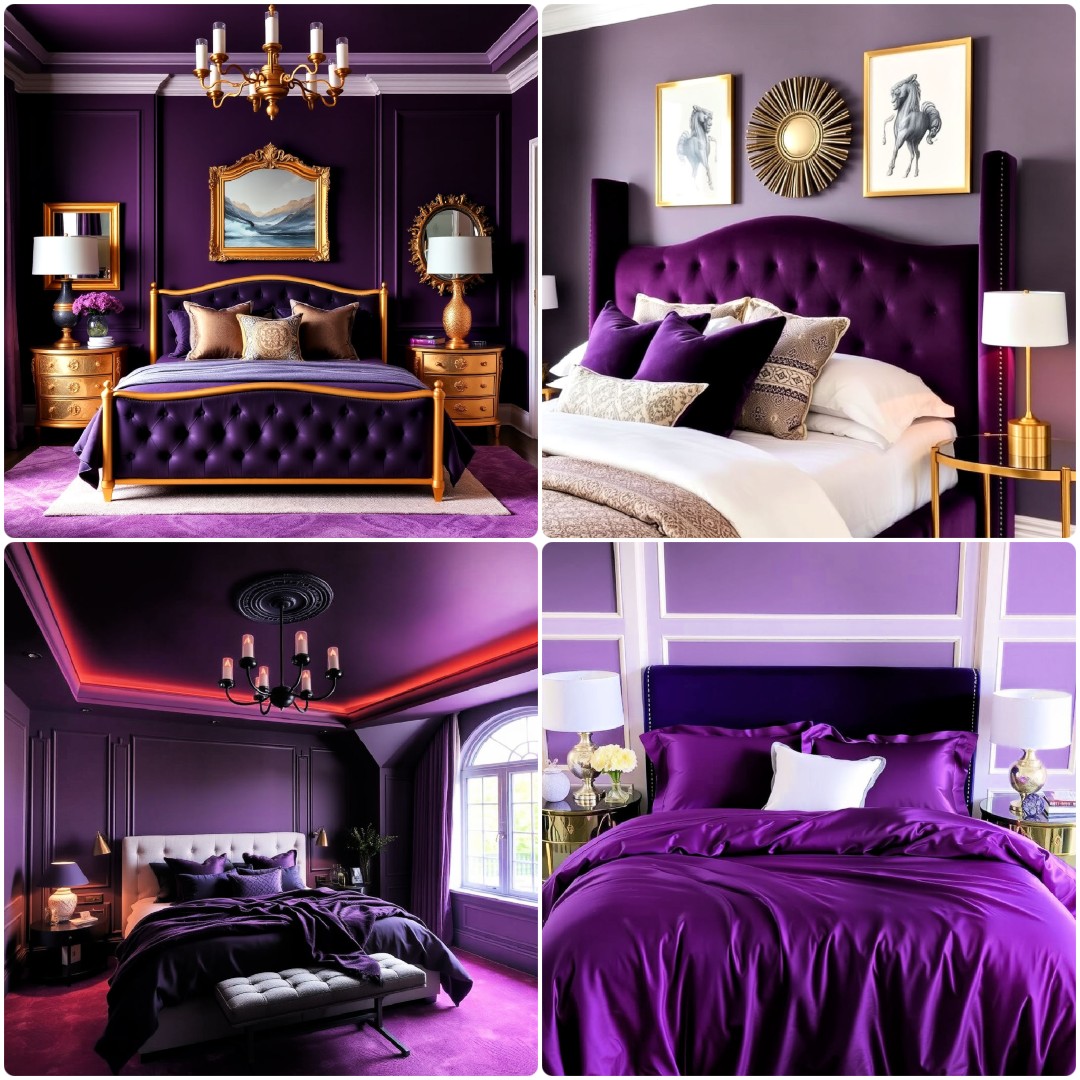 Dark Purple Bedroom Ideas For Every Style